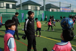 元サッカー日本代表・乾選手　新春サッカークリニック開催